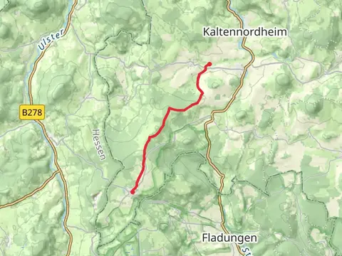 Frankenheim to Mittelsdorf via Milseburgweg