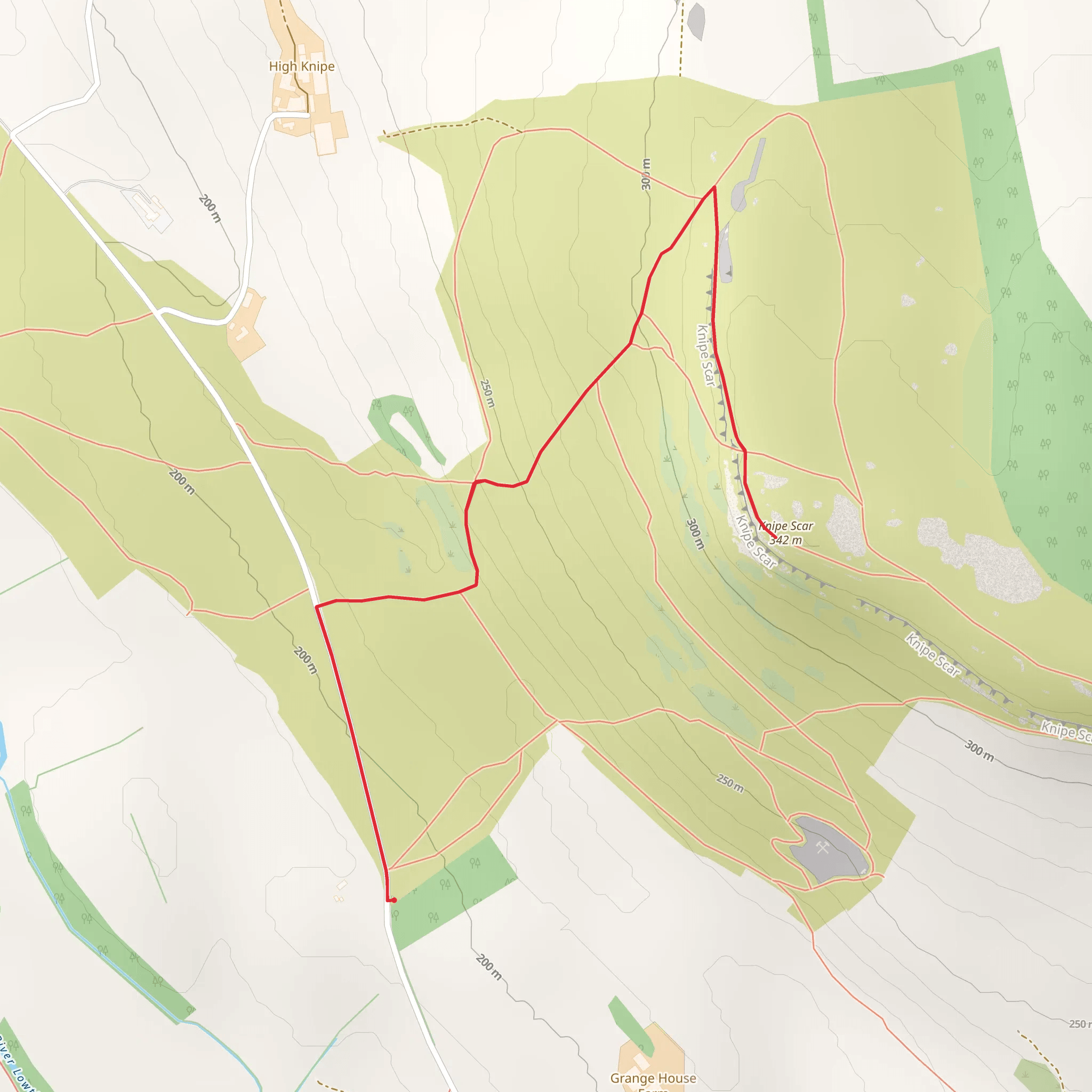 Knipe Scar mobile static map