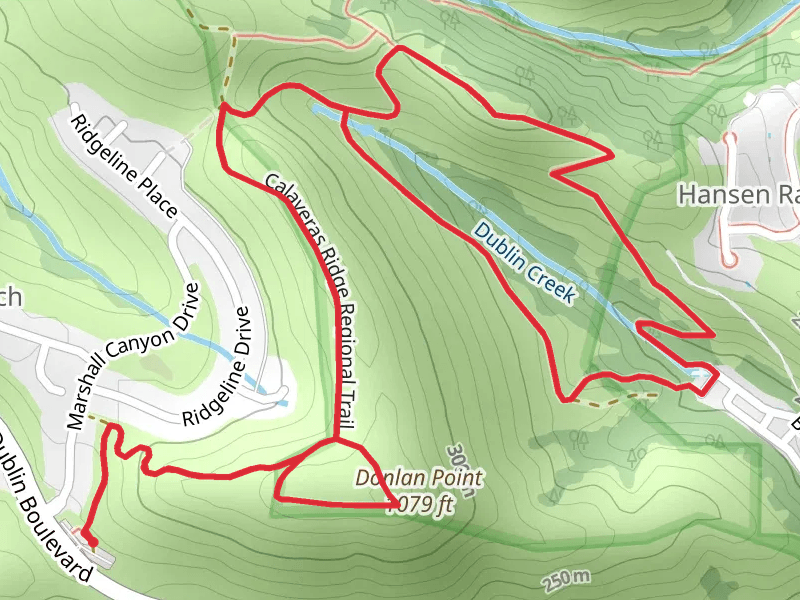 Donlan Point - Calaveras Ridge Regional Trail