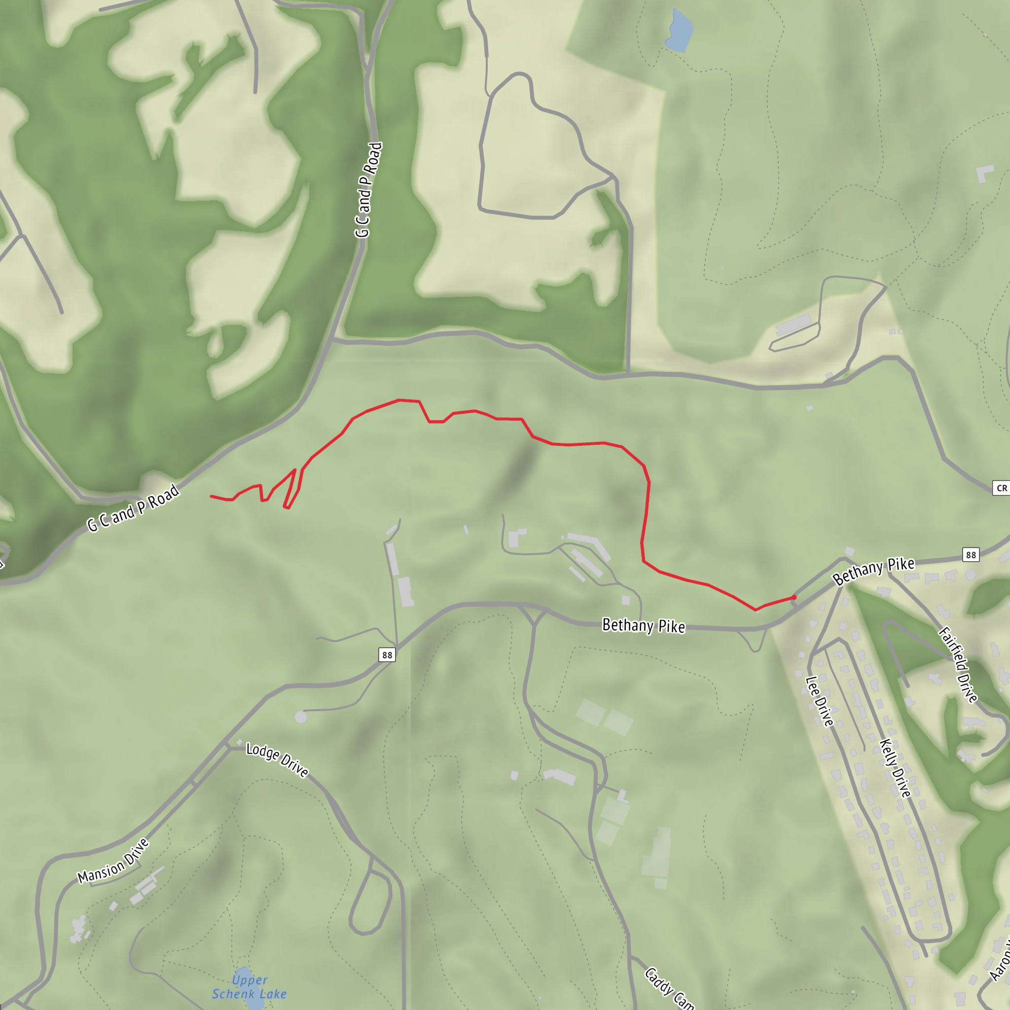 Mihr Trail mobile static map