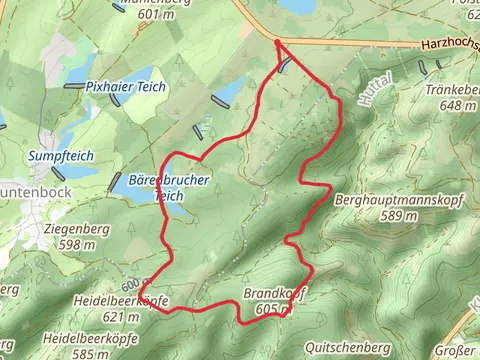 Bärenbrucher Teich, Brandkopf and Kehrzug Loop