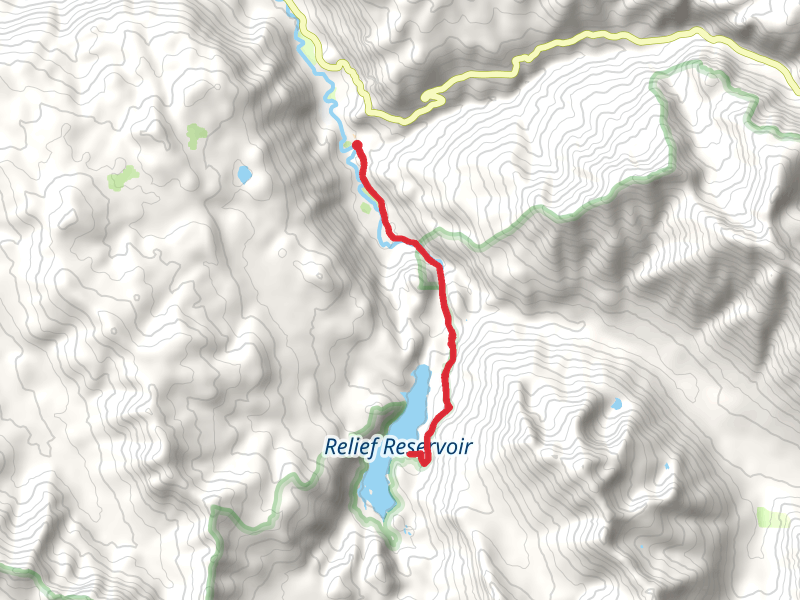 Relief Reservoir via Huckleberry Trail