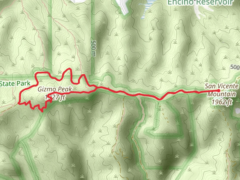 Gizmo Peak via Mulholland Drive
