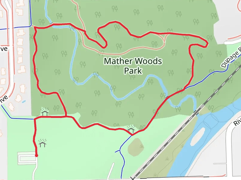Mather Woods Park Loop