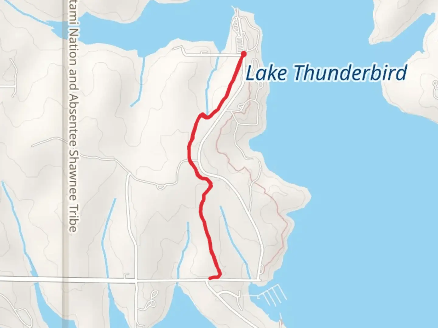 An image depicting the trail Indian Point Hiking Trail and its surrounding area.