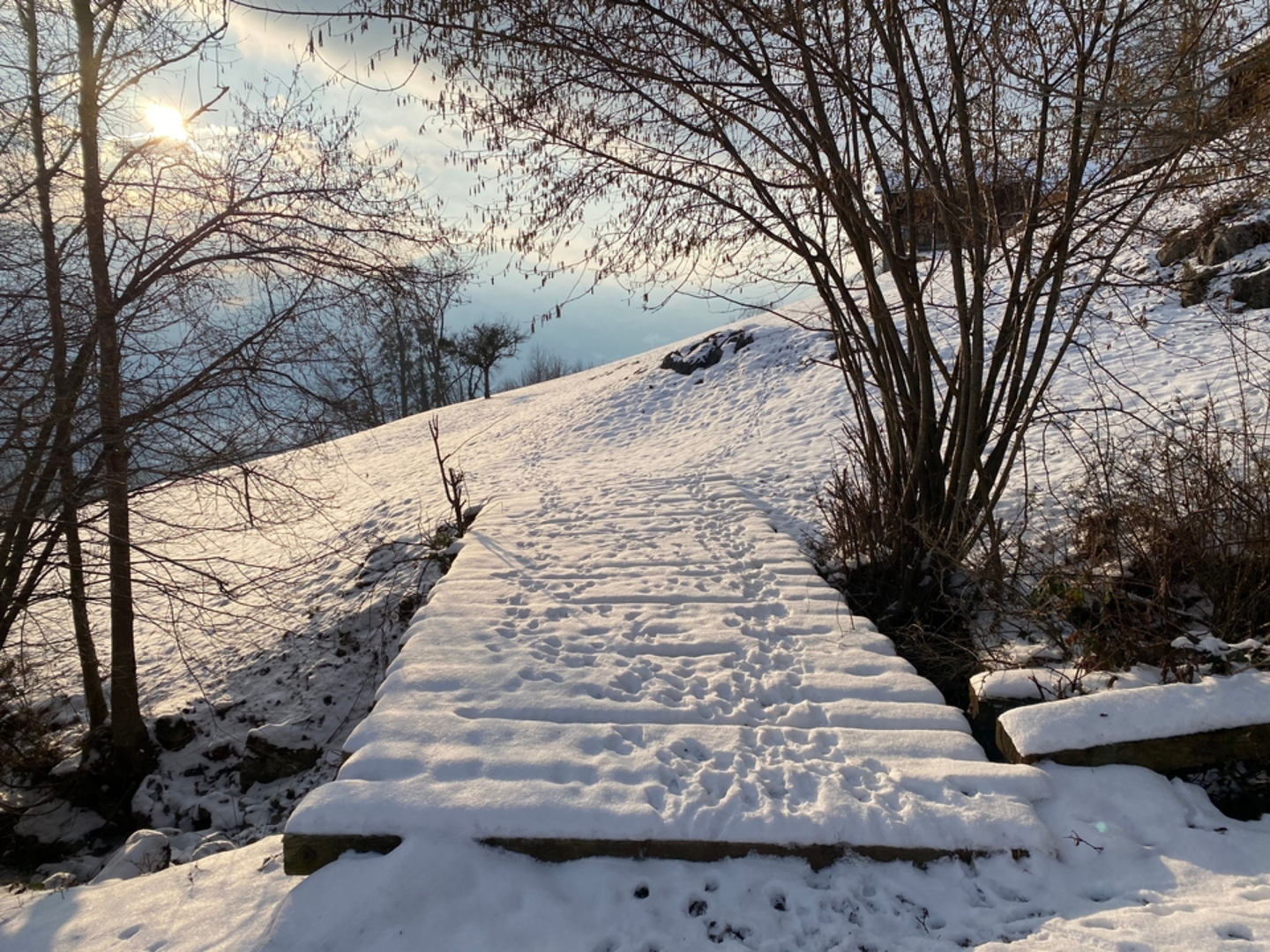 An image depicting the trail Amden - Hasenboden Trail and its surrounding area.