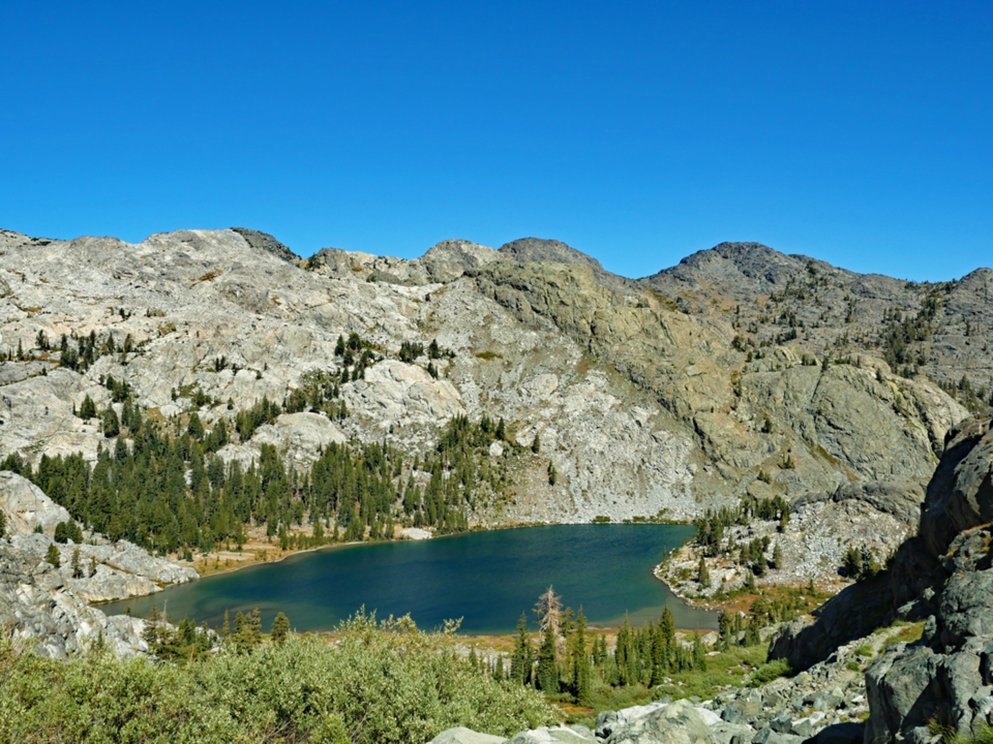An image depicting the trail Shadow Creek Pacific Crest Trail and its surrounding area.