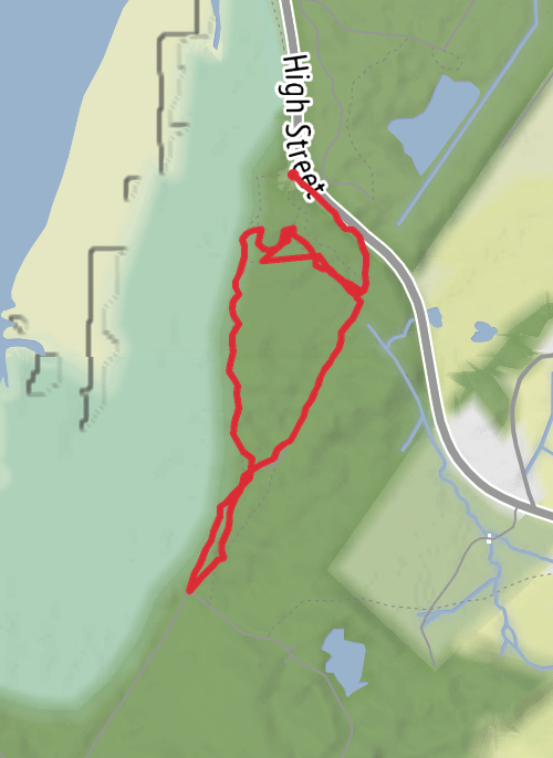 PenCob Newborough Forest mobile static map