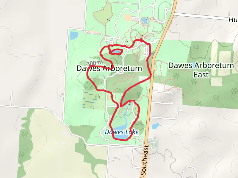 Dawes Lake - Dawes Arboretum Loop