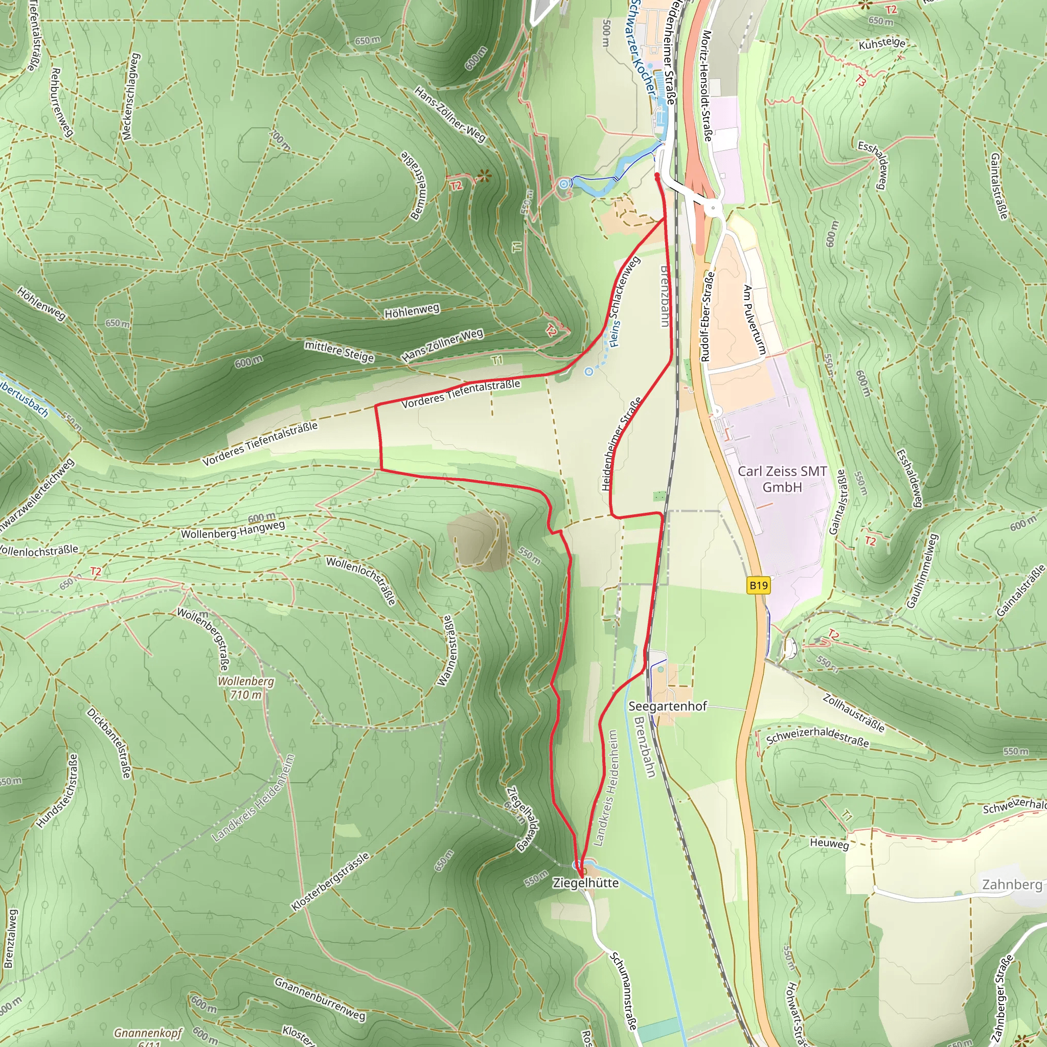 Wannensturz Loop mobile static map