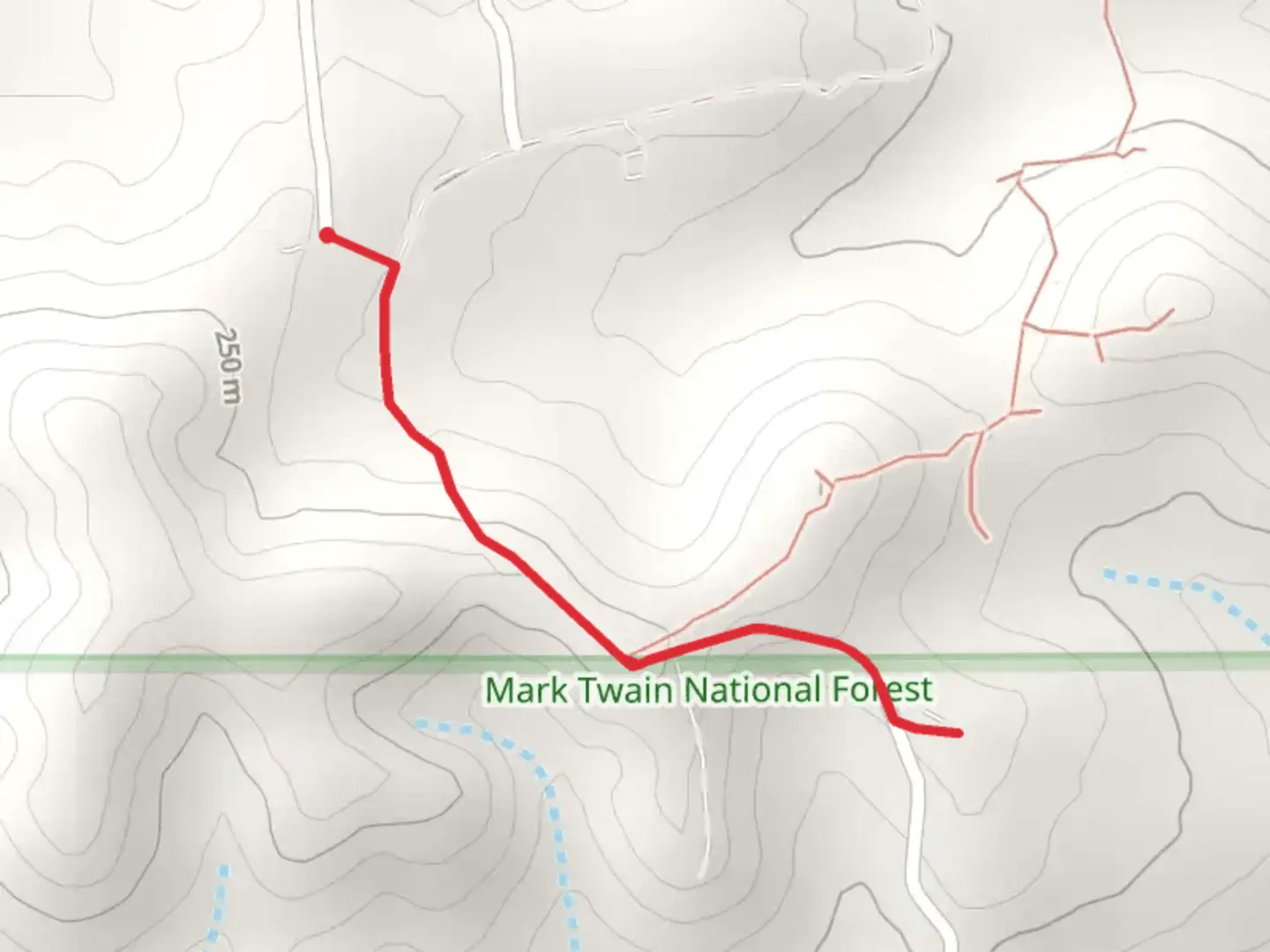 An image depicting the trail Charleville Brewery and Winery via Norton Trail and its surrounding area.