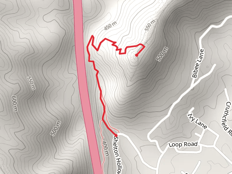 Cumberland Trail from Shelton Hollow Lane