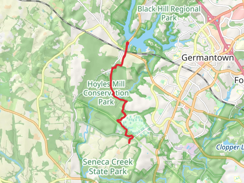 Hoyles Mill Trail - Little Seneca Lake
