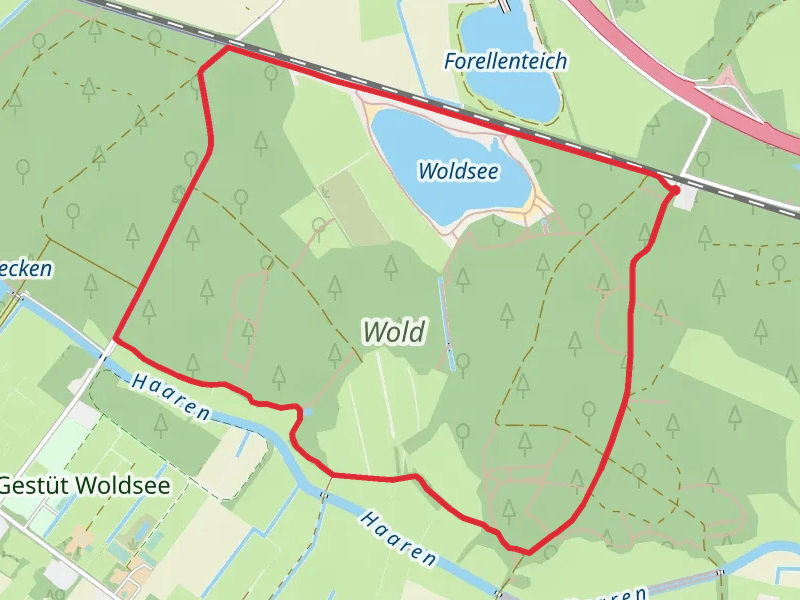 Woldsee via Jadeweg