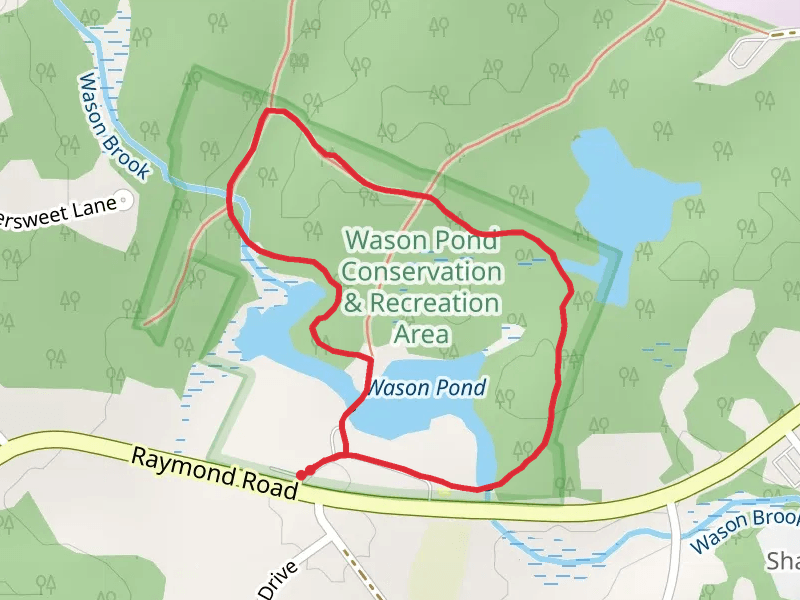 Wason Pond Loop via Wason Brook