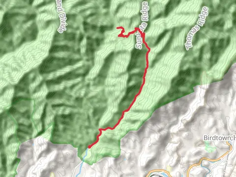 Indian Creek and Martins Gap Trail