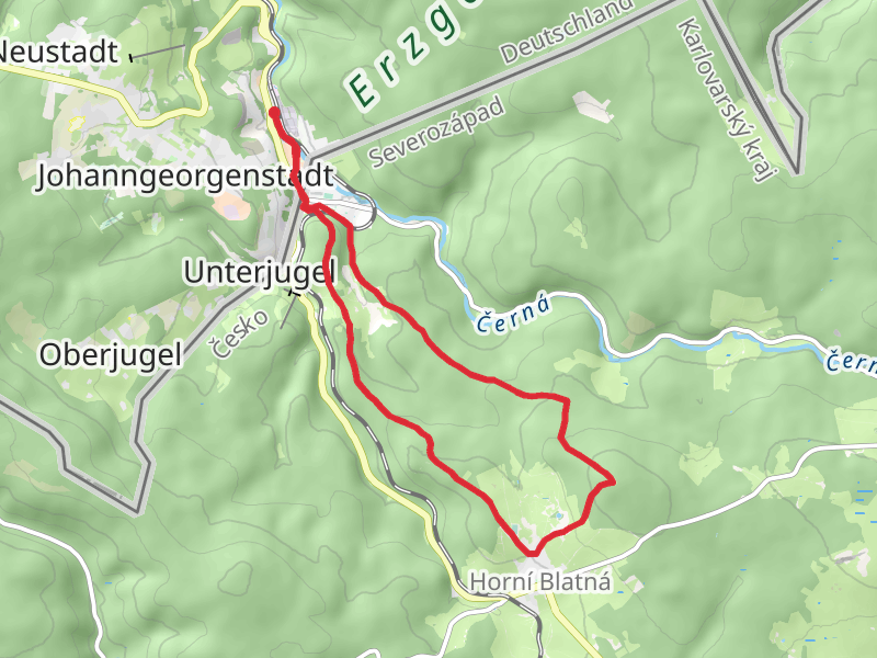 Blatenský vrch Loop from Potůčky