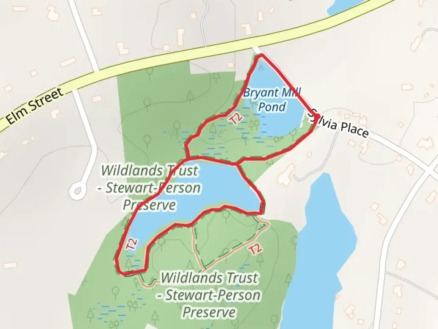 An image depicting the trail Wildlands Trust - Stewart-Person Trail and its surrounding area.