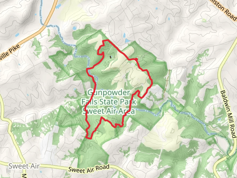 Boundary Loop Trail - Blue