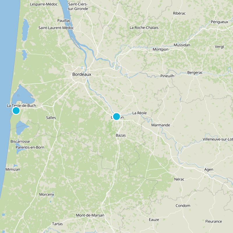 Langon Static Map