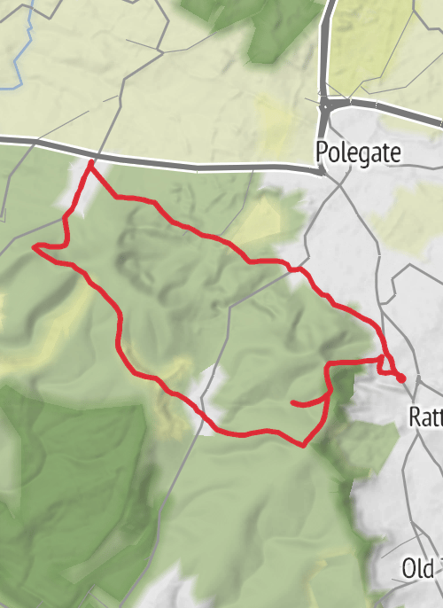 Hike on Hike from East Sussex mobile static map