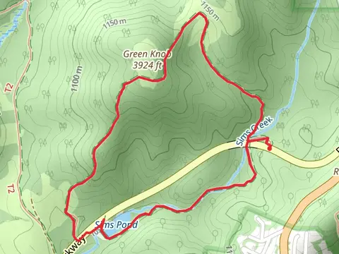 Sims Pond - Green Knob Loop Trail