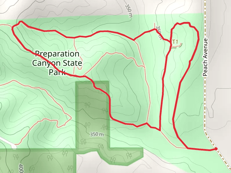 Preparation Canyon State Park Loop
