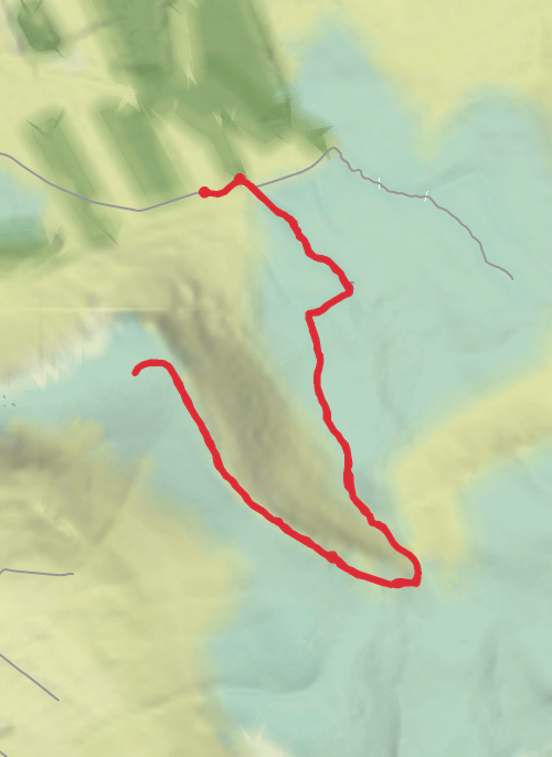 Hike from Barnaderg mobile static map