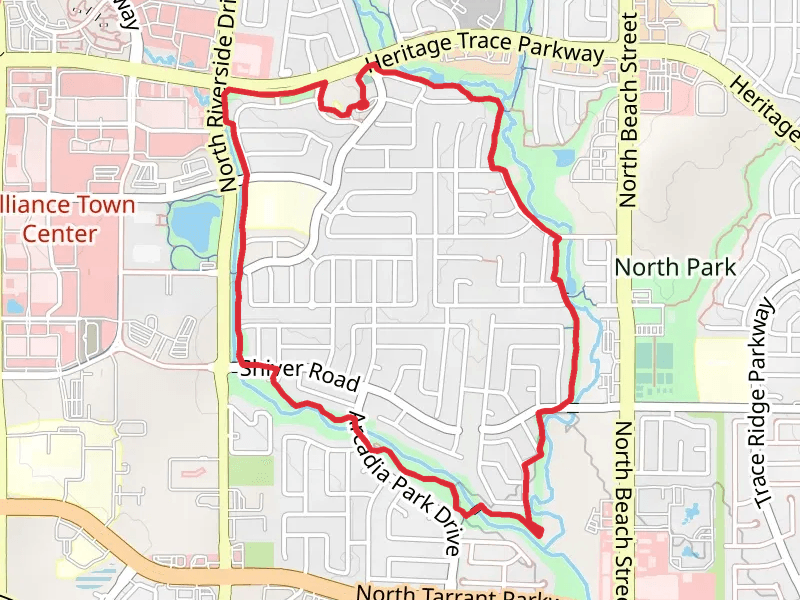 Sinclair Park and Arcadia Trail North Loop