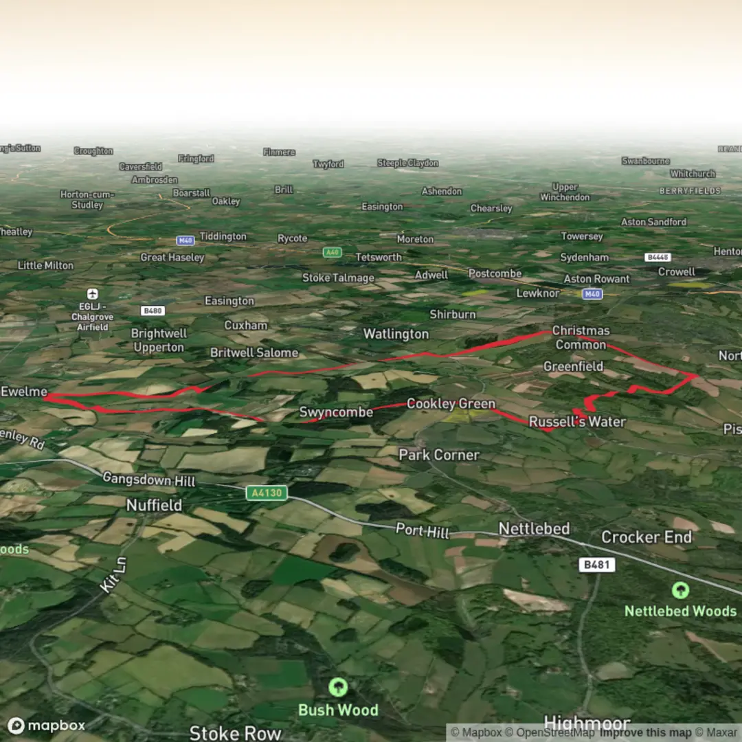 An image depicting the trail Chilterns National Landscape - Jul 24 and its surrounding area.