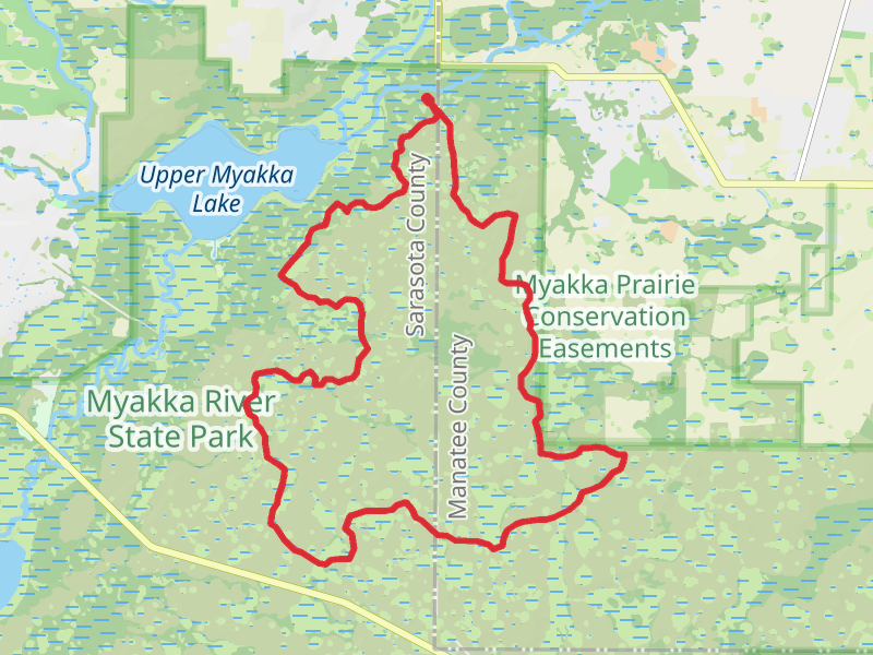 Myakka Hiking Loop Trail