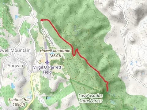 The Saddle via Ridge Trail