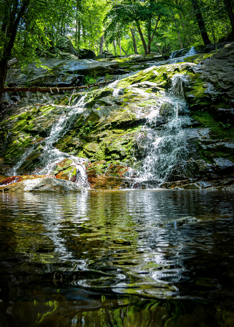 Mineral Spring Falls via Scenic Trail