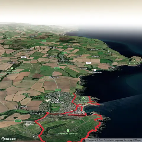Eyemouth Fort, Elgy Loch and Killiedraught Bay Loop