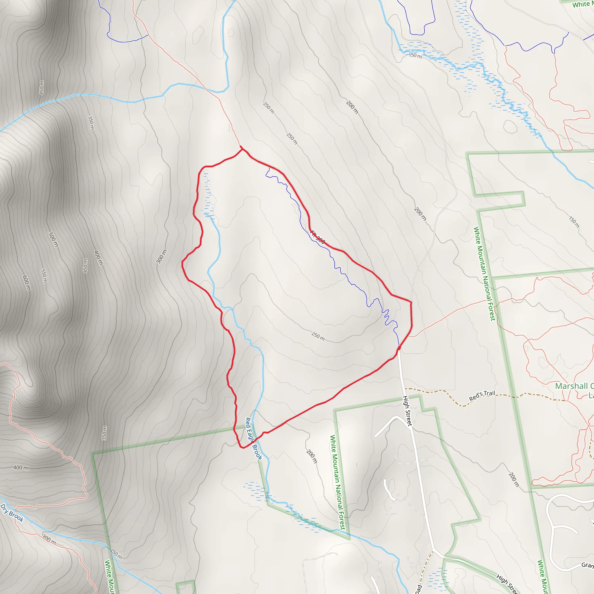 Red Eagle Brook Loop mobile static map