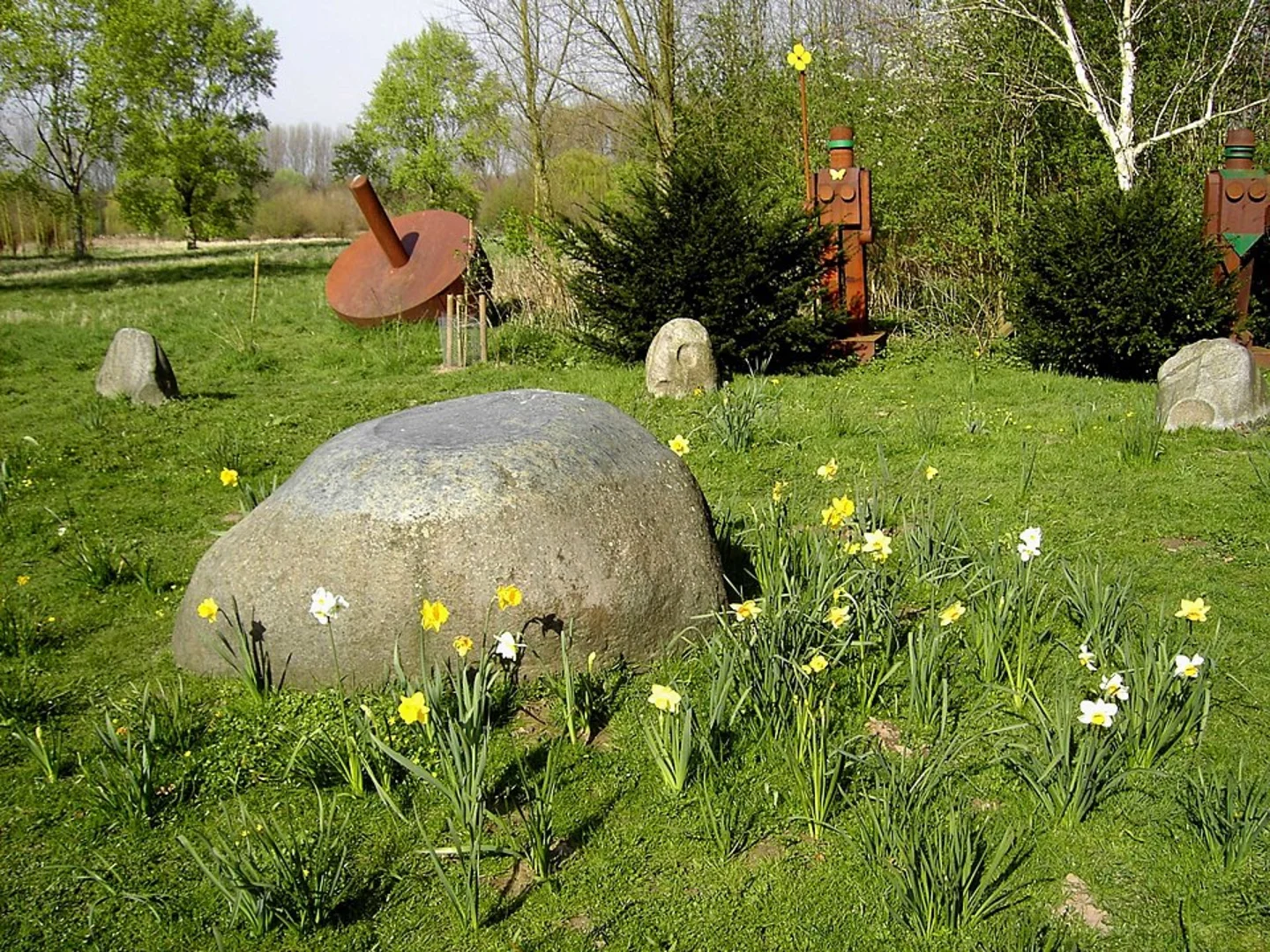 An image depicting the trail Museum Insel Hombroich Loop and its surrounding area.