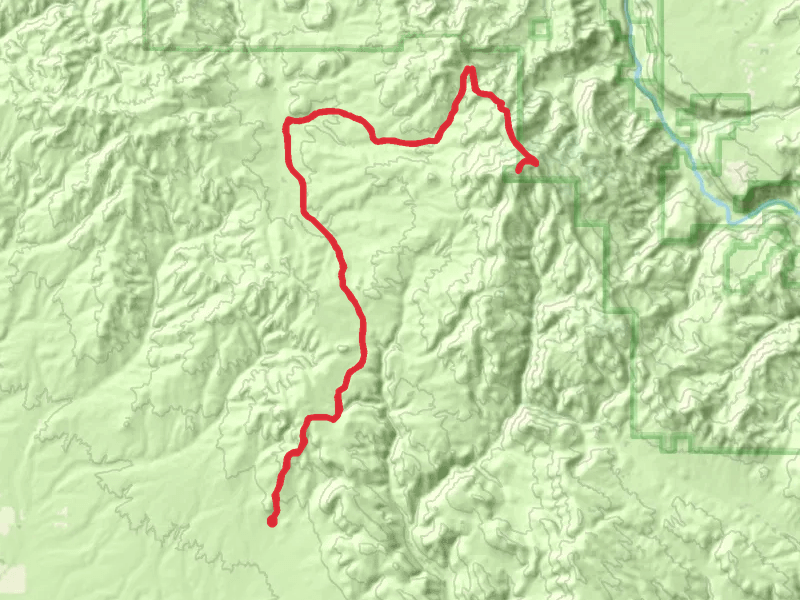 Danskin Peak via Danskin Lookout Road