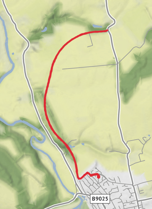 Wrae Lake & back mobile static map