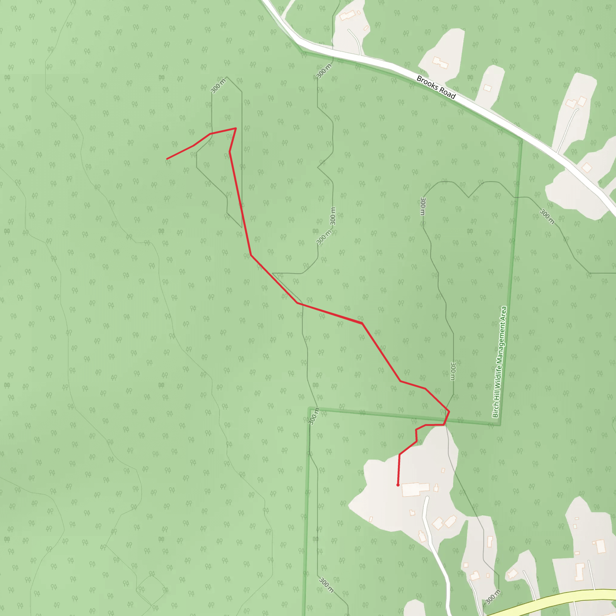 Nature Trail from River Street mobile static map