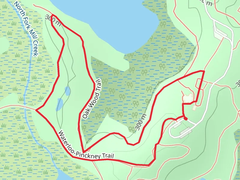 Waterloo-Pinckney Trail and Oak Wood Trail Loop
