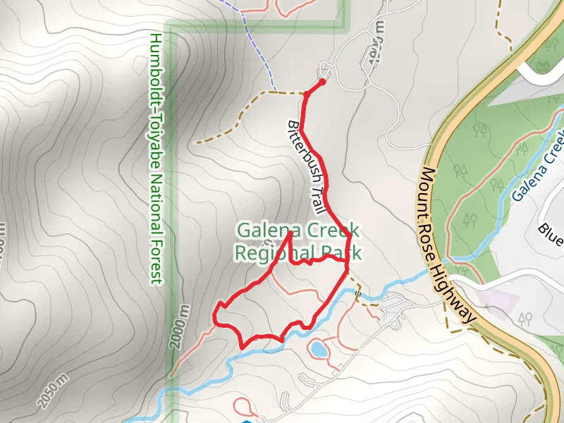 Bitterbush Trail and Galena Trail