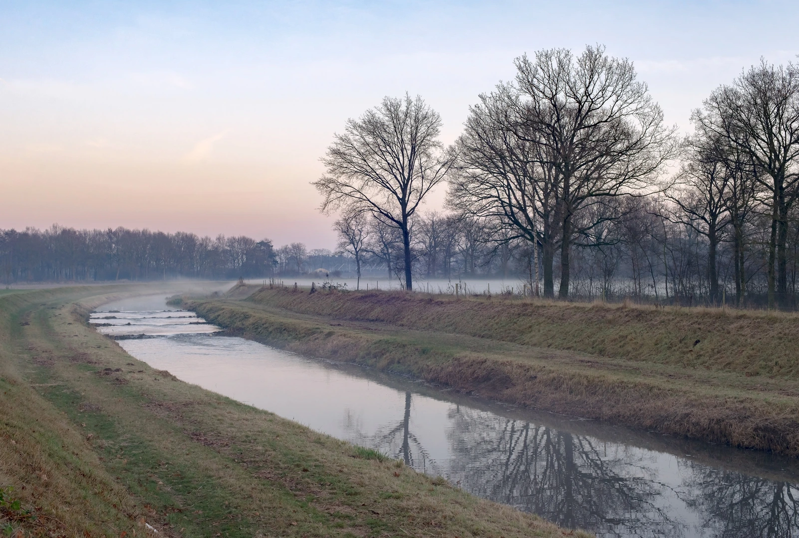 An image depicting the trail Gerwinghook to Deventer via der Galgenbuetten and Looweg and its surrounding area.