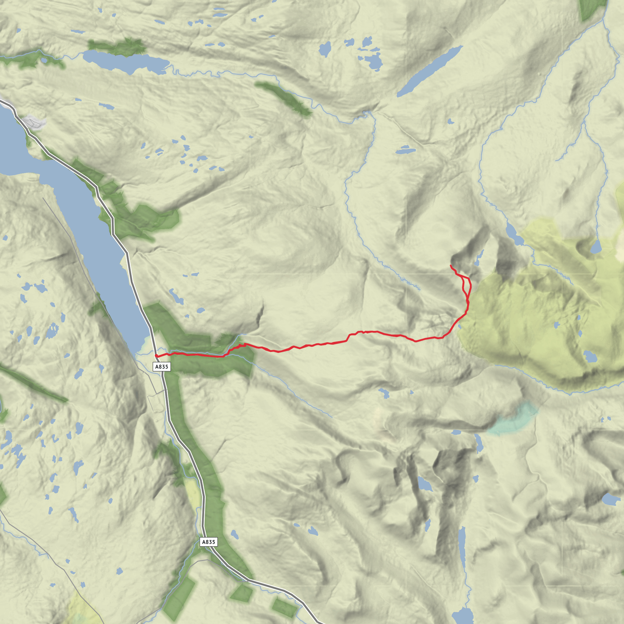 Seana Bhràigh mobile static map