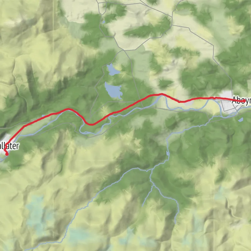 Hike from Aberdeenshire mobile static map