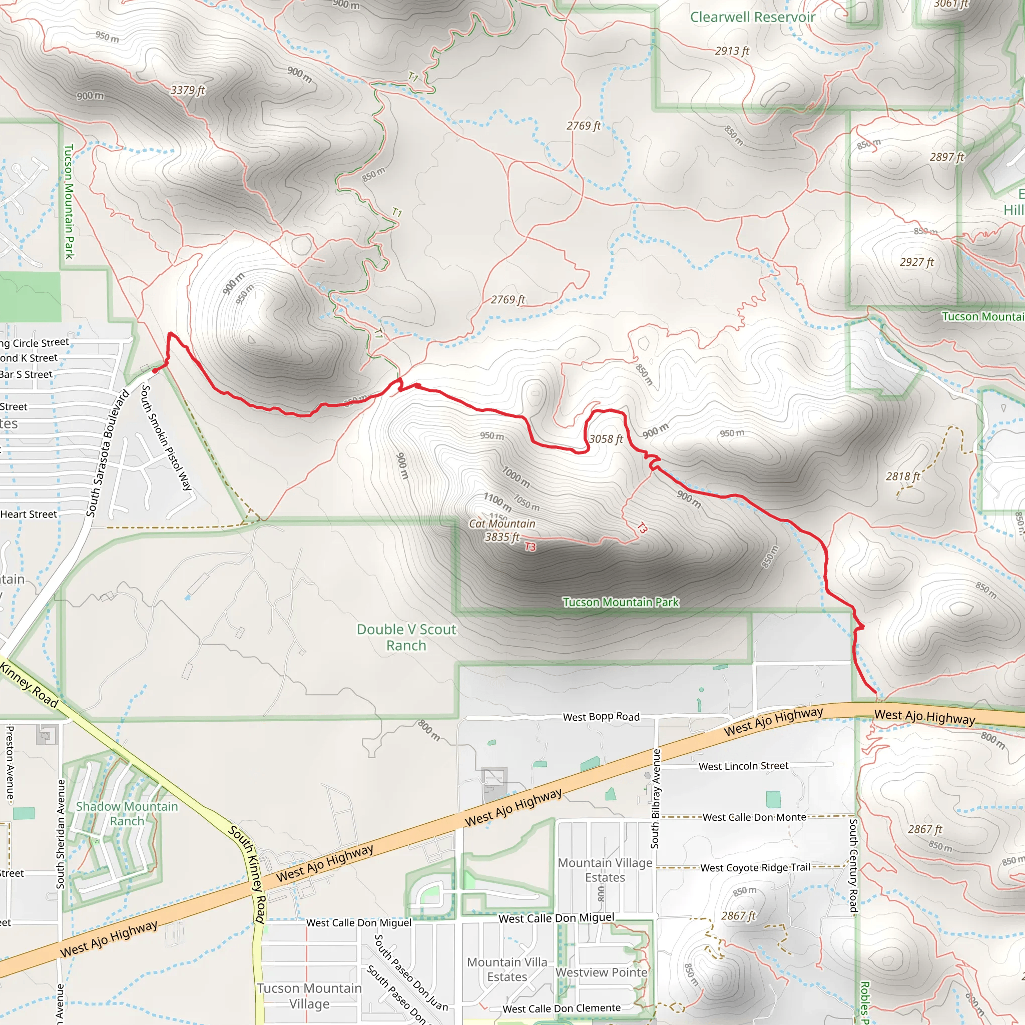 Sarasota and Explorer Trail mobile static map