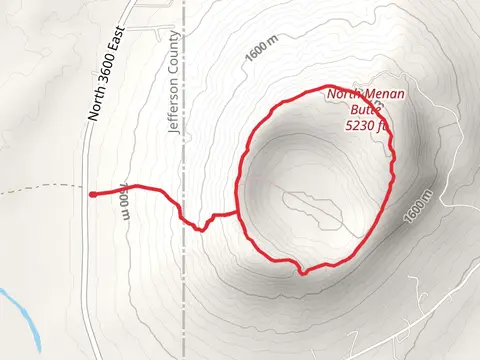 Menan Butte Rim Loop Trail
