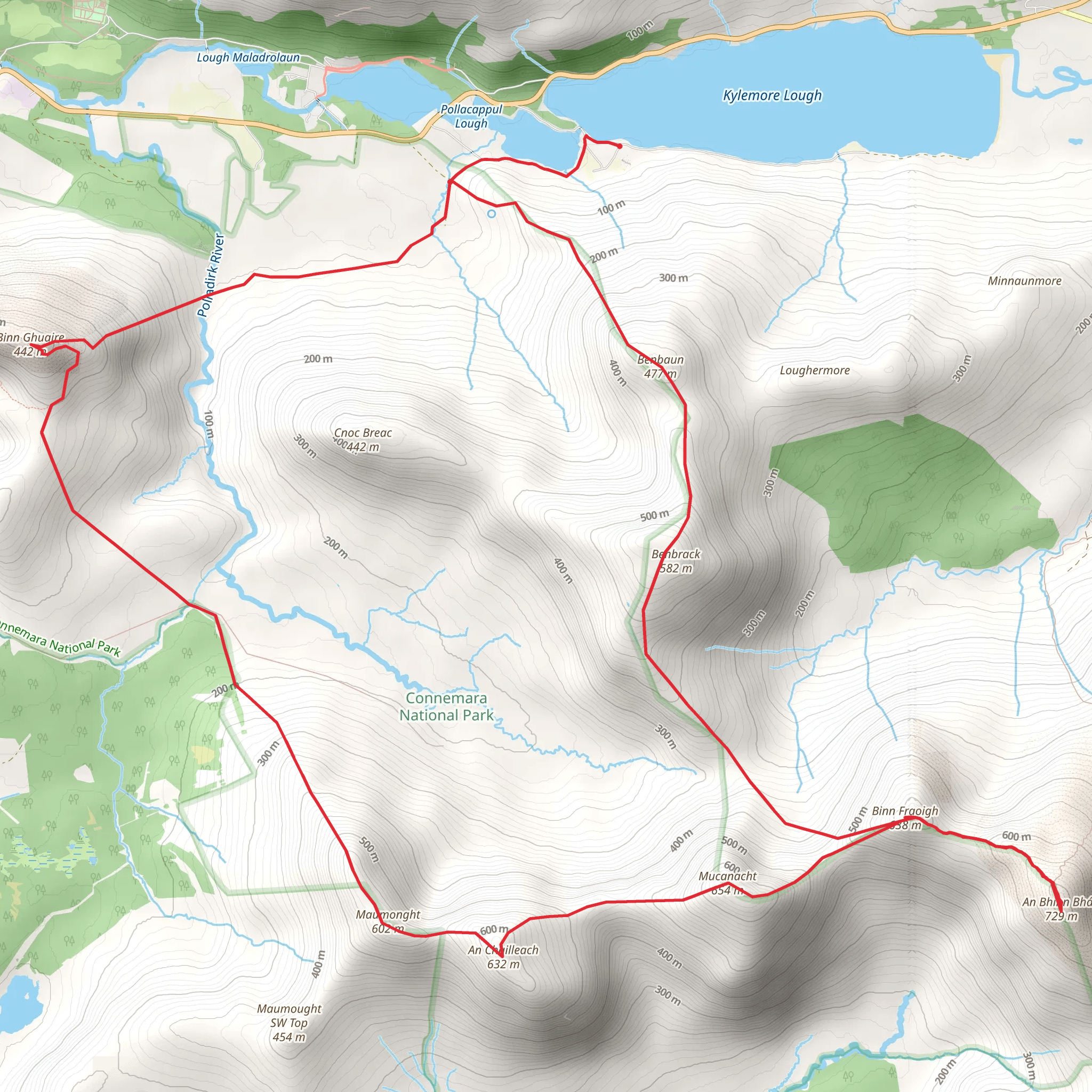 Advanced - 12 bens Kylemore mobile static map