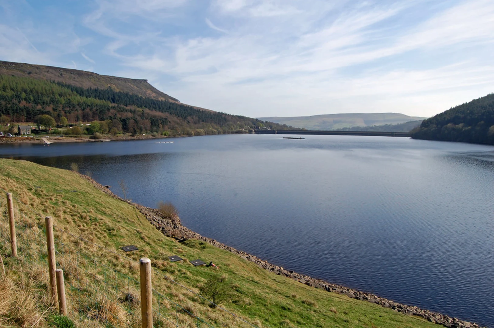 An image depicting the trail Ladybower Reservoir and Win Hill Loop and its surrounding area.