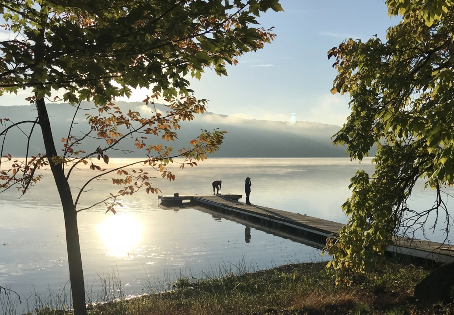An image depicting the trail Rockland Lake Loop Trail and its surrounding area.