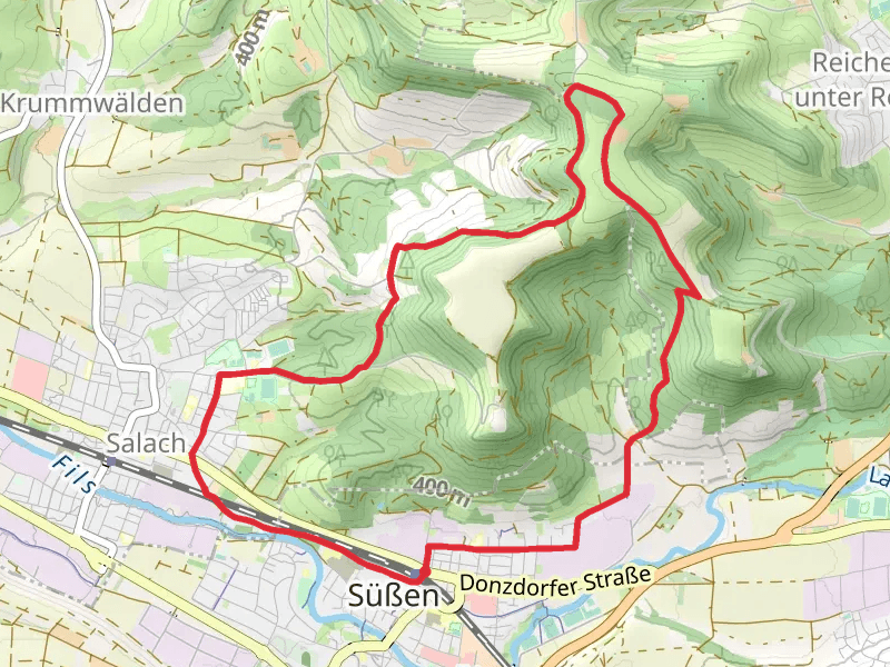 Süßen, Dicke Eiche and Katzenlauch Loop